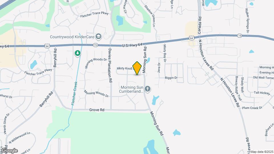 9619 Morning Shadow Dr Mapa y Detalles de la Ubicación