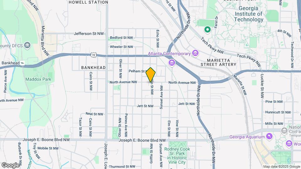 552 Griffin St NW Map and Location Details