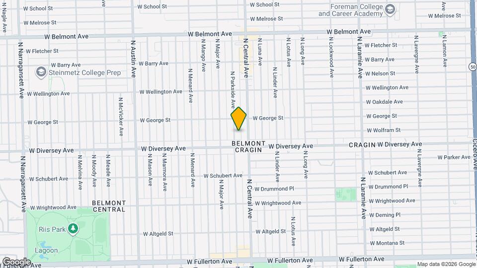 2827 N Parkside Ave Map and Location Details