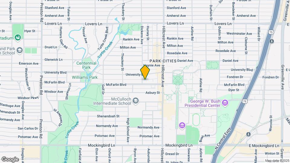 3446 Mcfarlin Blvd Map and Location Details
