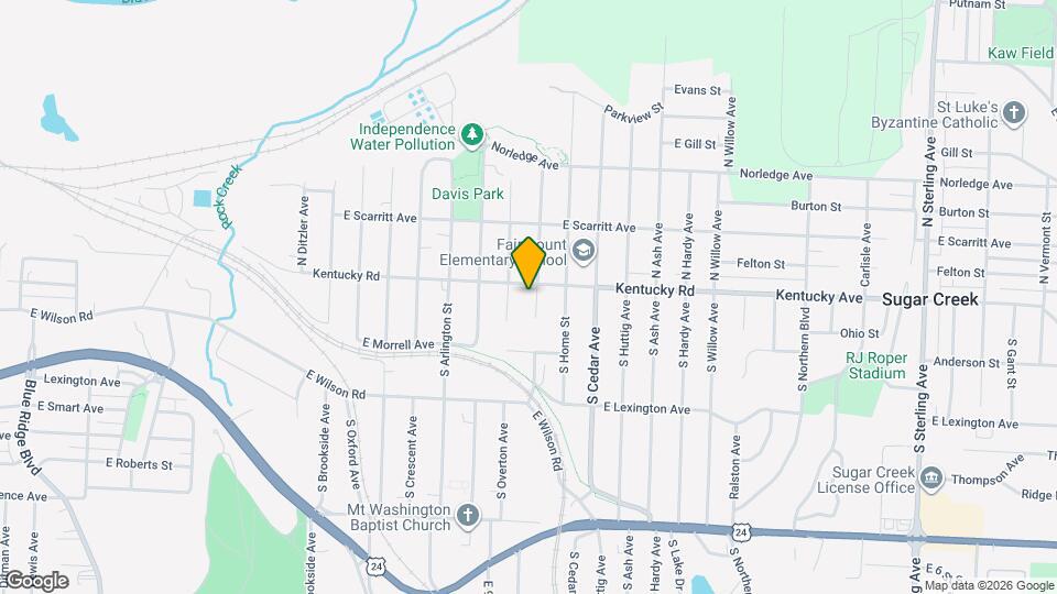 108 S Hawthorne Ave Map and Location Details