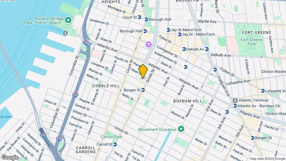 63 Bergen St Map and Location Details