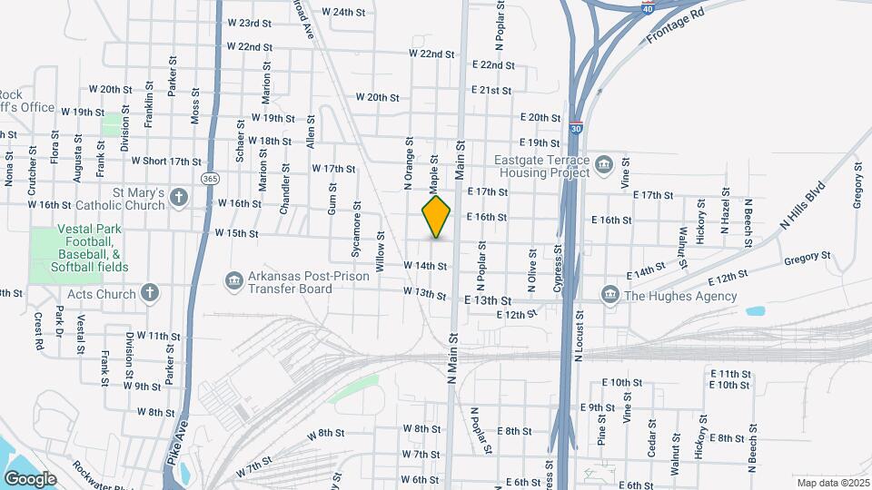 110 W 15th St Mapa y Detalles de la Ubicación