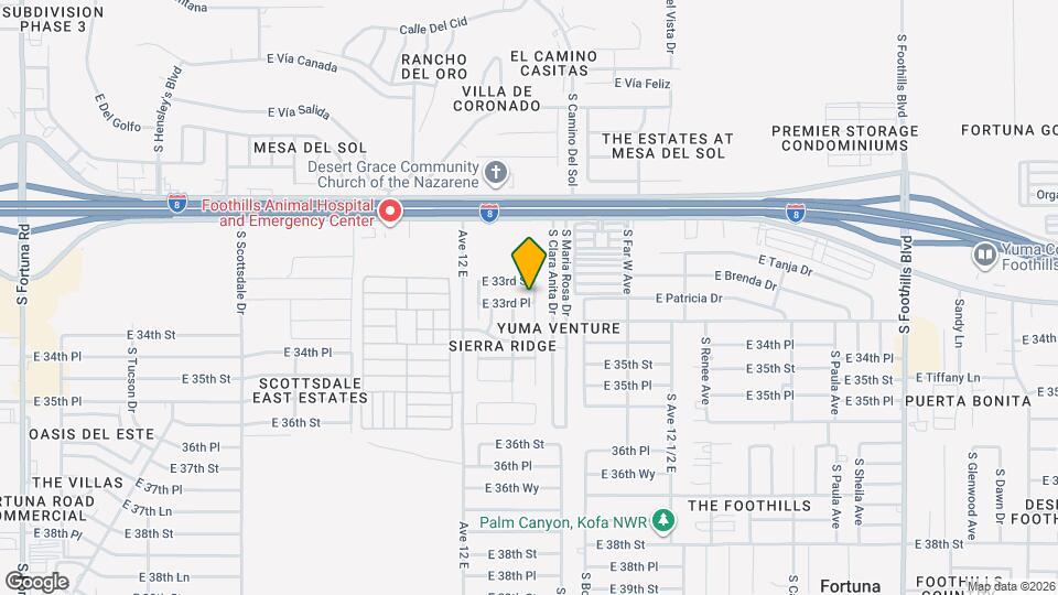 12222 E 33rd Pl Mapa y Detalles de la Ubicación