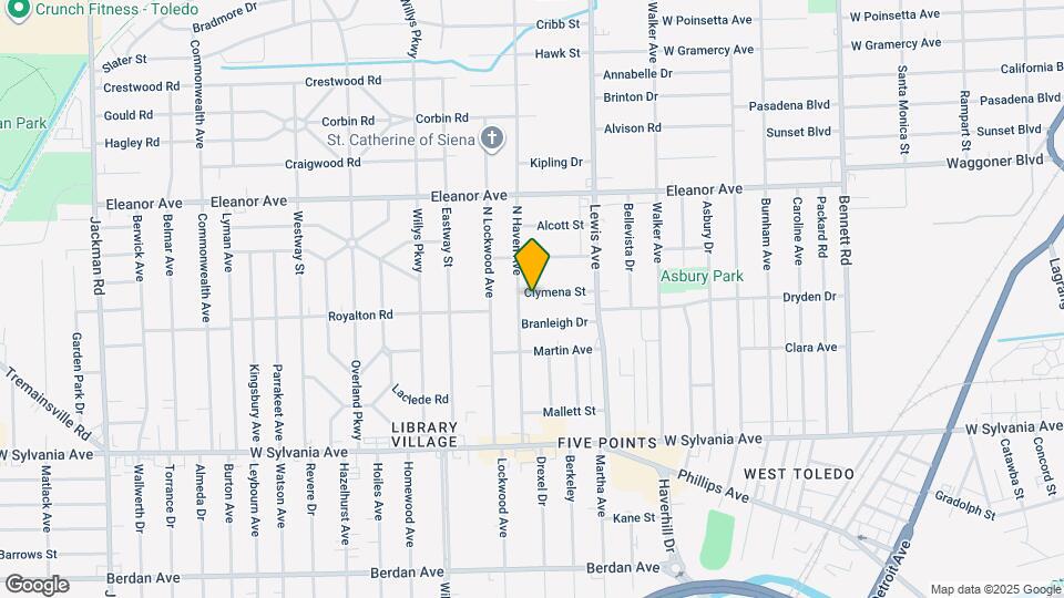 1117 Clymena St Map and Location Details