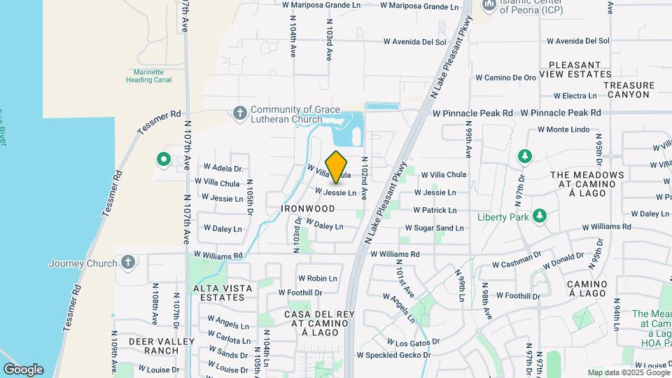 10246 W Jessie Ln Map and Location Details