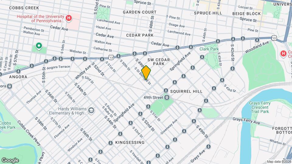 920 S St Bernard St Map and Location Details