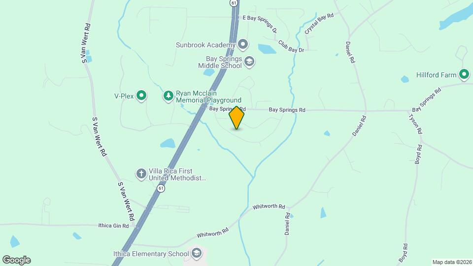 126 Brookhaven Dr Mapa y Detalles de la Ubicación