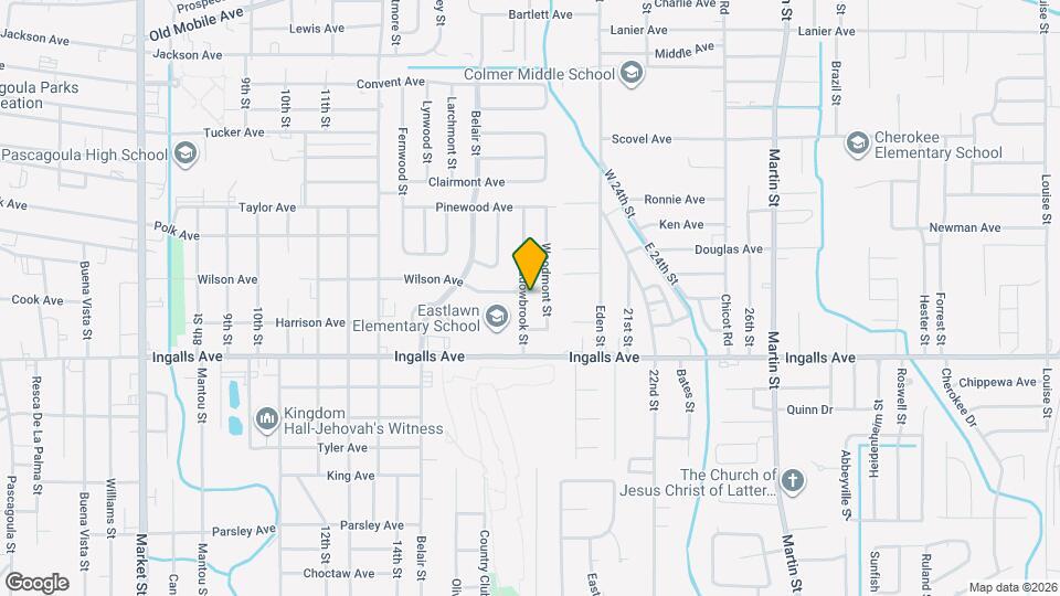 2106 Meadowbrook St Map and Location Details