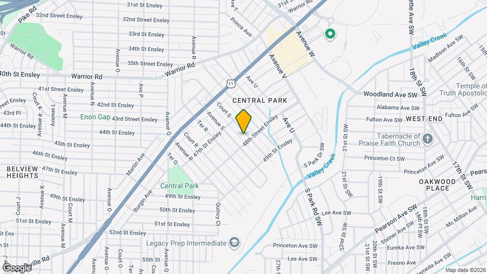 4736 Court S Map and Location Details