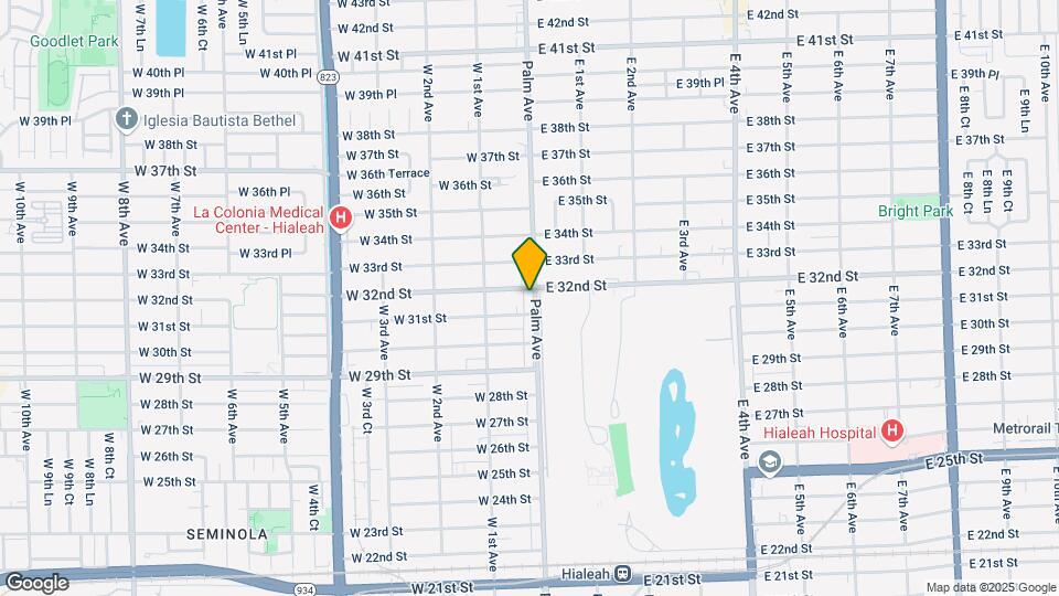 3160 Palm Ave Map and Location Details