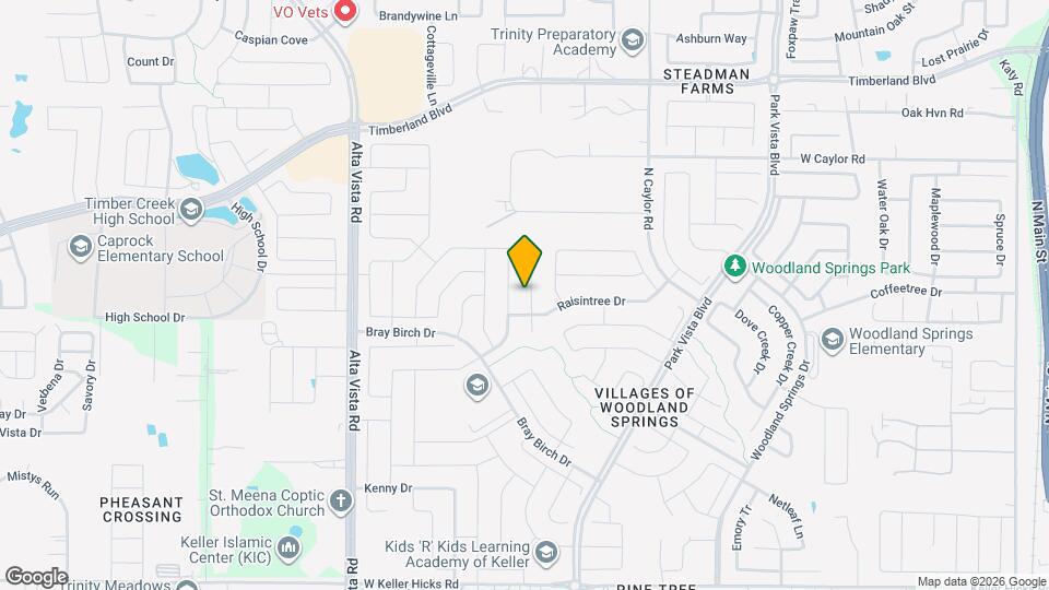 12113 Shadybrook Dr Map and Location Details