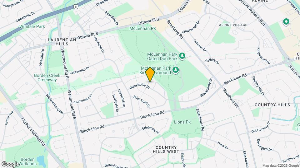 8 Roseneath Crescent Map and Location Details