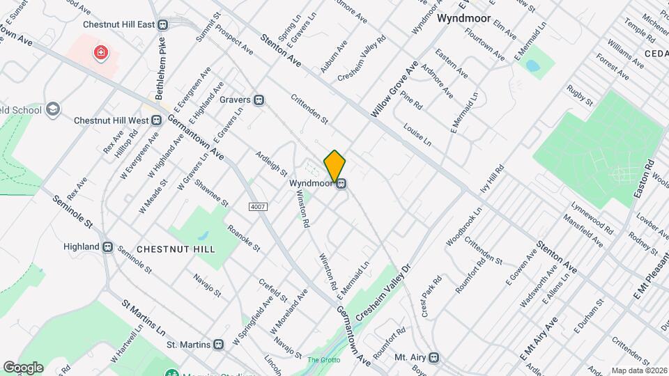 229 Benezet St Map and Location Details