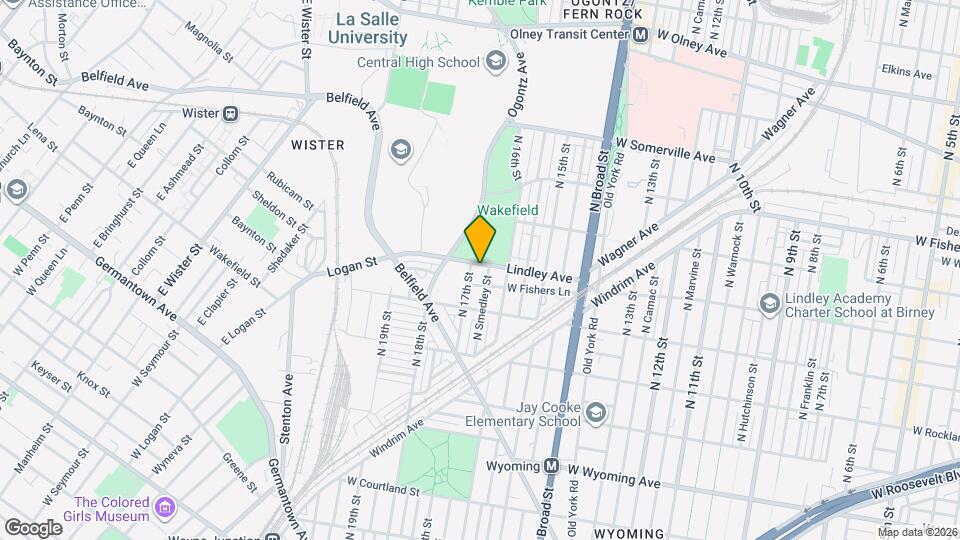 1620 Lindley Ave Map and Location Details