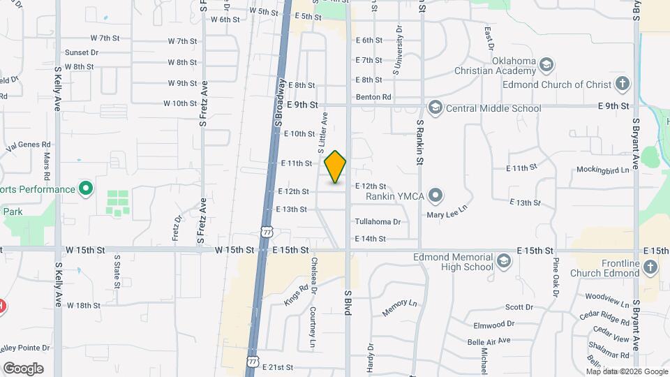 111 E 12th St Mapa y Detalles de la Ubicación