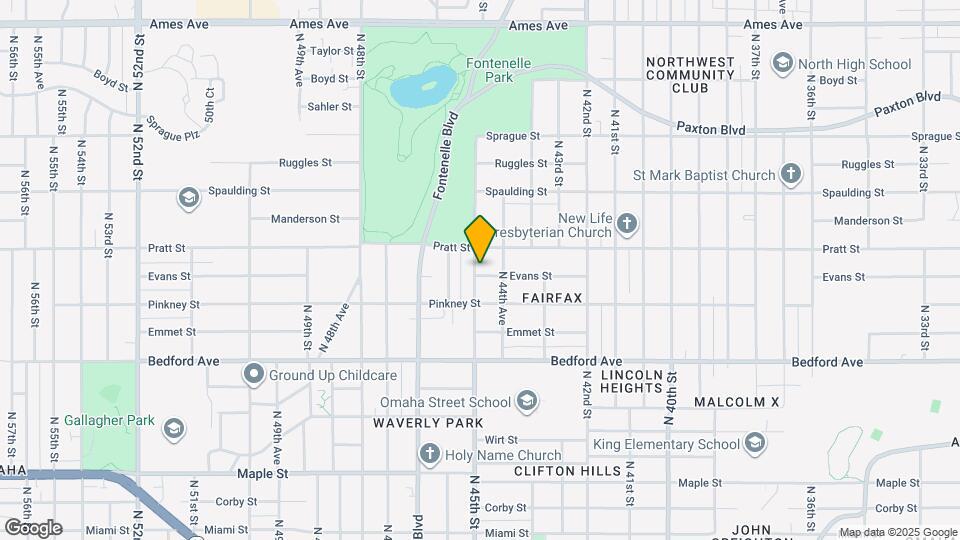 4476 Evans St Mapa y Detalles de la Ubicación