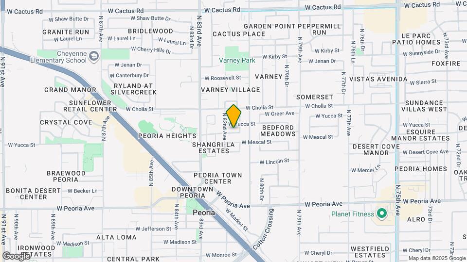 8138 W Shangri La Rd Map and Location Details