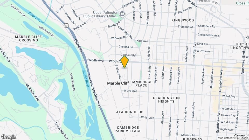 1587 Arlington Ave, Unit Unit B Map and Location Details