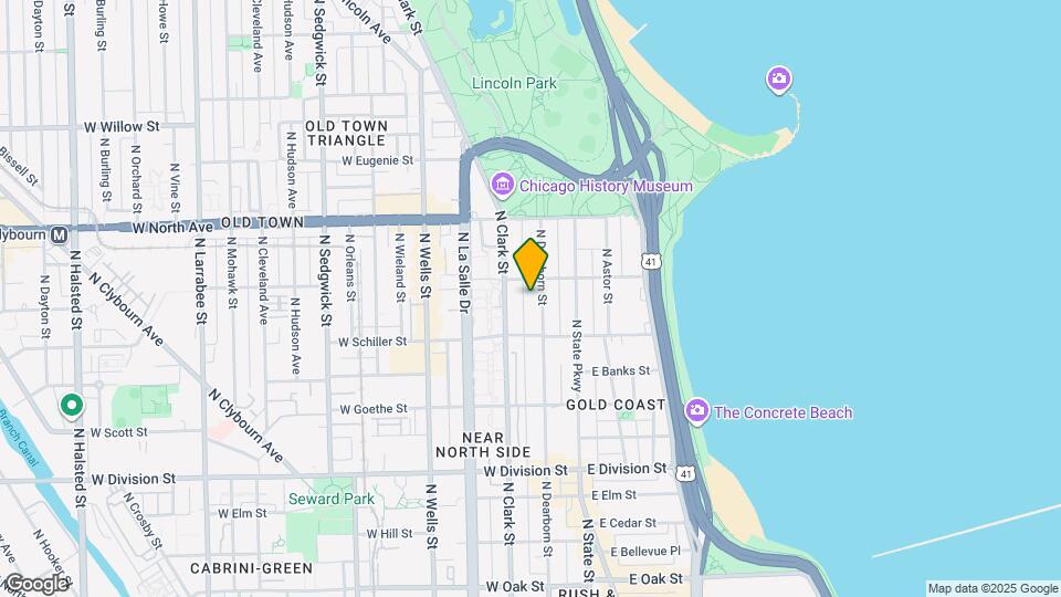 1440 N Dearborn St Map and Location Details