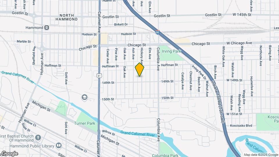4842 Hickory Ave Map and Location Details