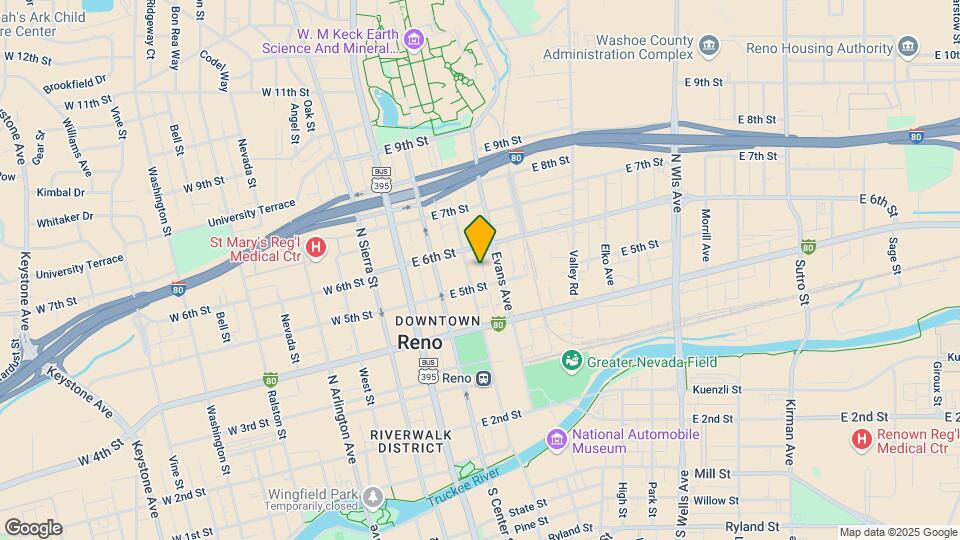 Reno Regency Mapa y Detalles de la Ubicación