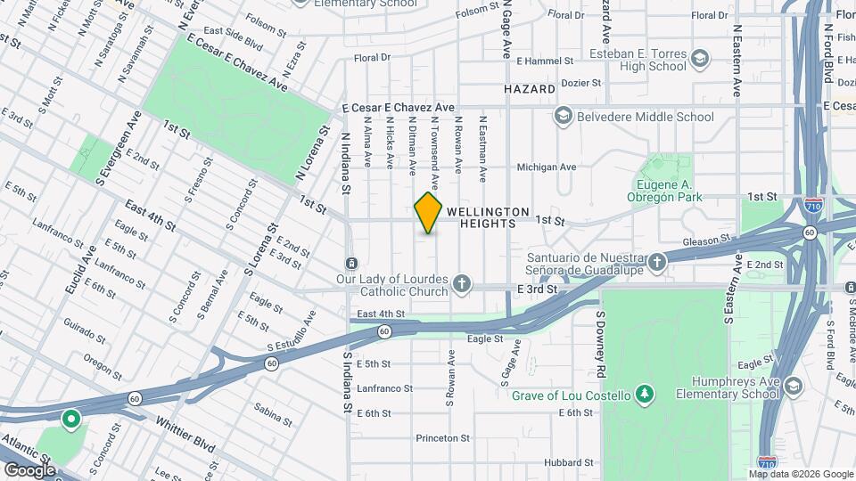 127 S Townsend Ave Map and Location Details