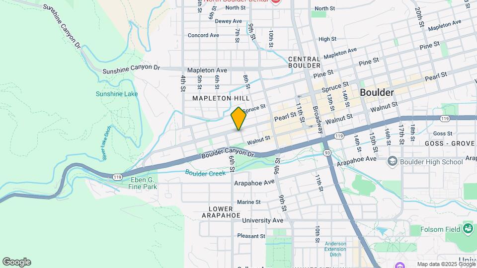 646 Pearl St Map and Location Details
