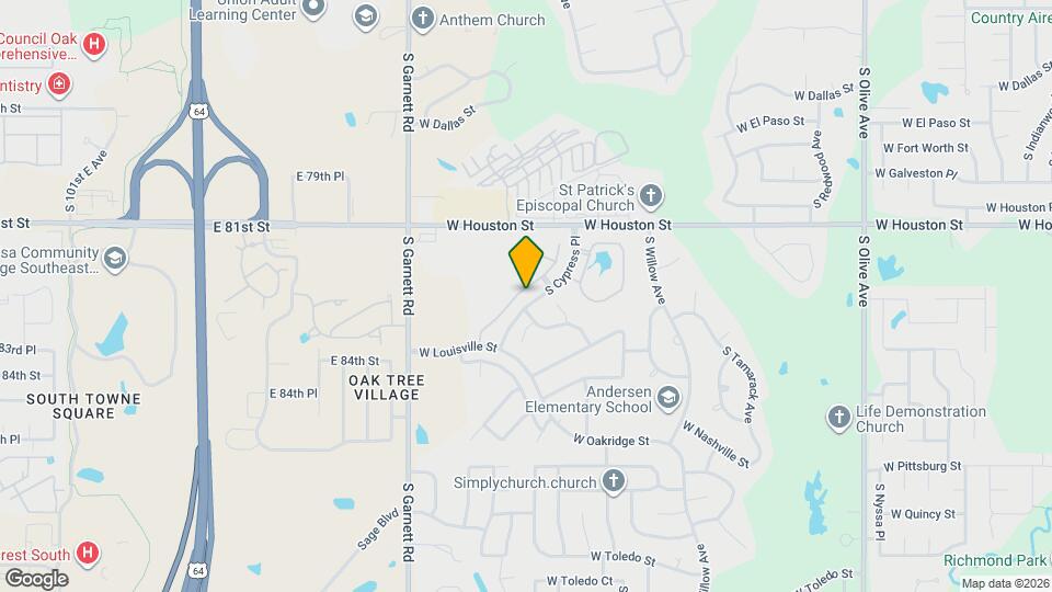 917 S Desert Palm Ave Map and Location Details