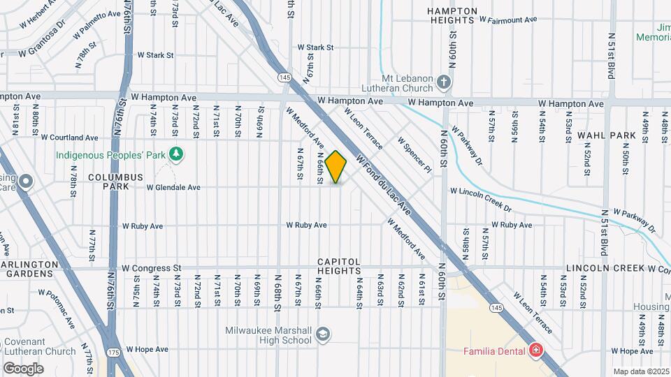 4575 N 65th St Map and Location Details