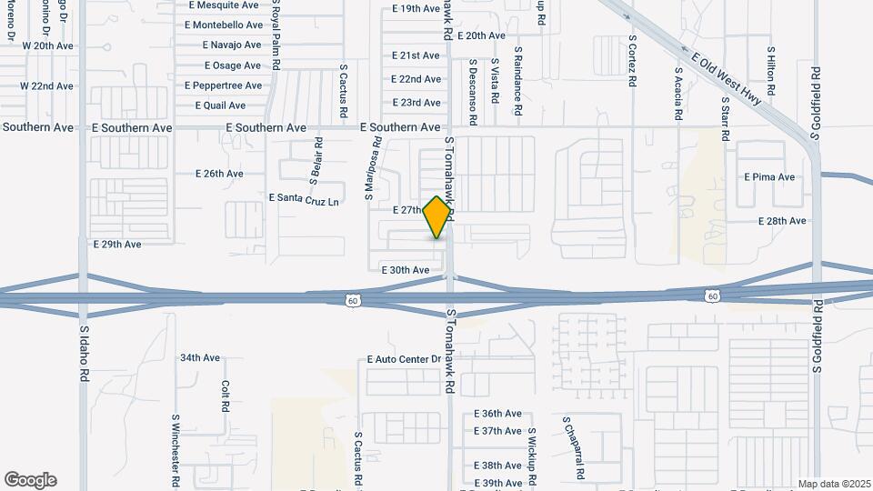 1546 E 29th Ave, Unit 3 Map and Location Details