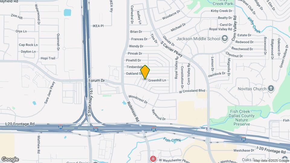 3705 Greenhill Ln Map and Location Details