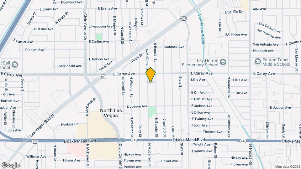 2308 McCarran St Map and Location Details