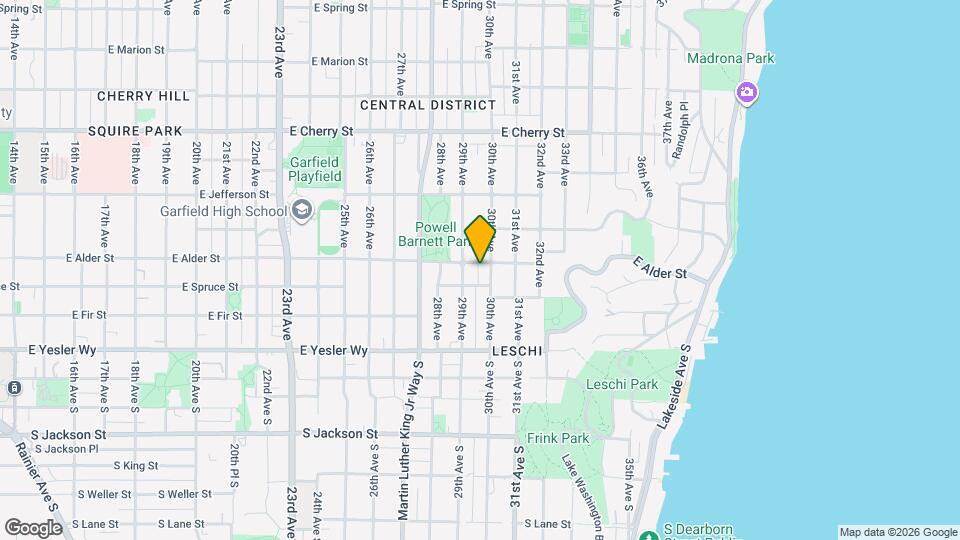 2915 E Alder St Mapa y Detalles de la Ubicación