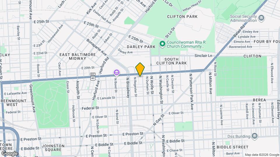 1838 Rutland Ave Mapa y Detalles de la Ubicación