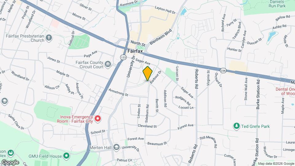 10401 Courthouse Dr Map and Location Details