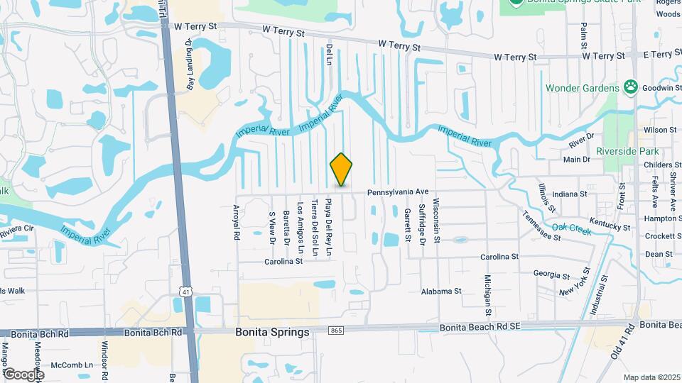 9395 Pennsylvania Ave Map and Location Details