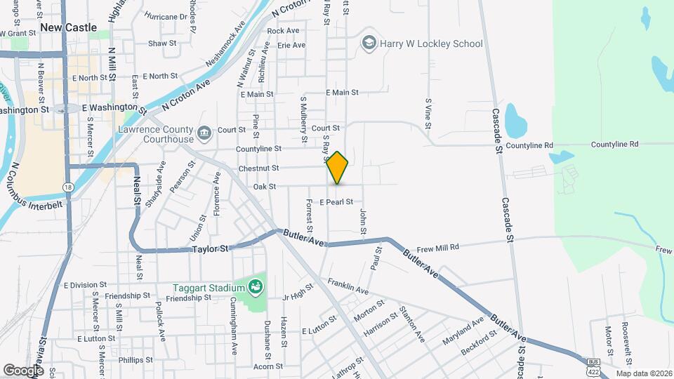 808 Oak St Map and Location Details