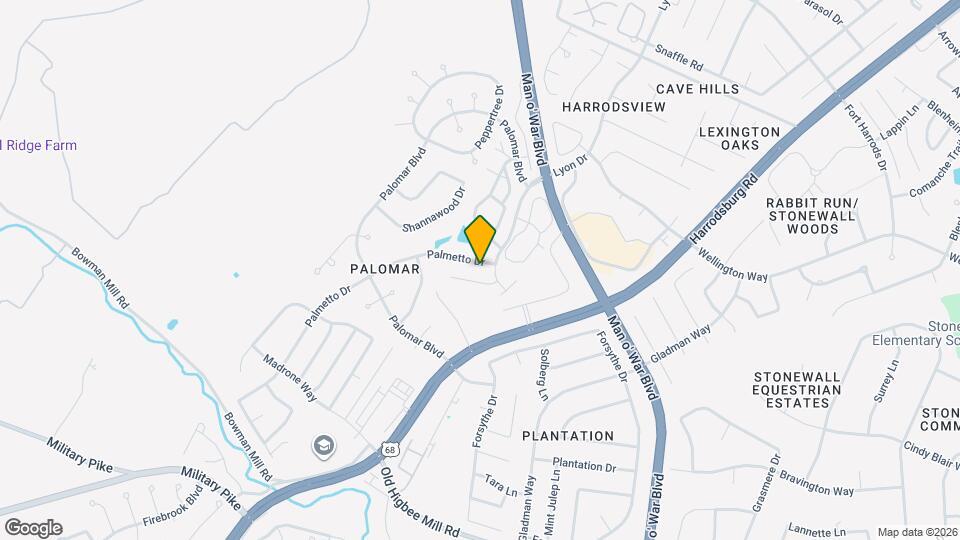 4024 Palmetto Dr Map and Location Details