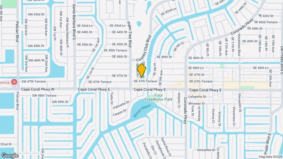 4718 SE 5th Ave Map and Location Details