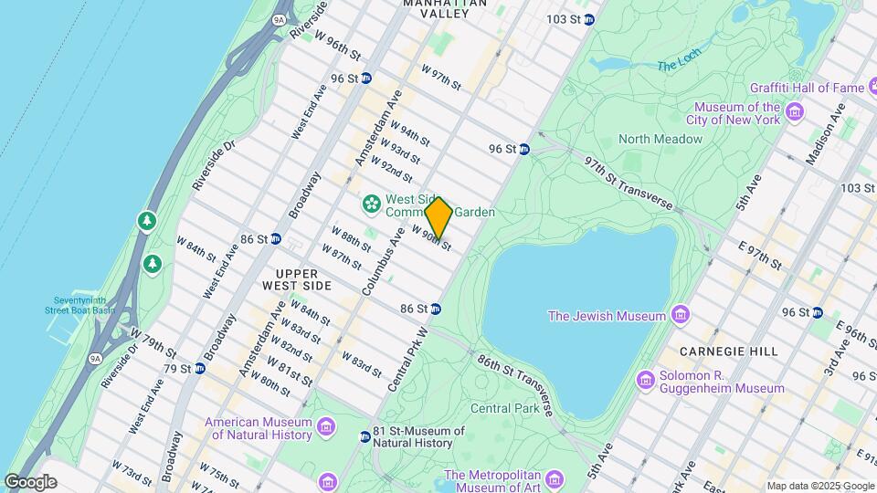 20 W 90th St Map and Location Details