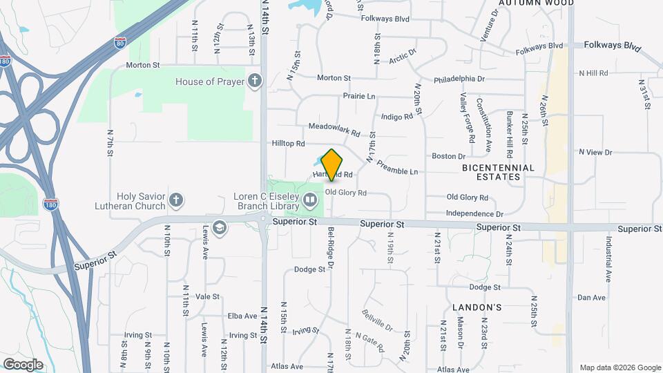 1610 Old Glory Rd Map and Location Details