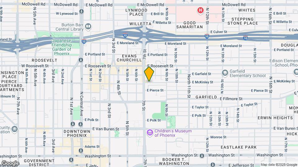 711 E McKinley St Map and Location Details