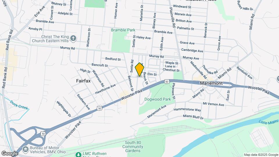 3796 Homewood Rd, Unit 1 Mapa y Detalles de la Ubicación