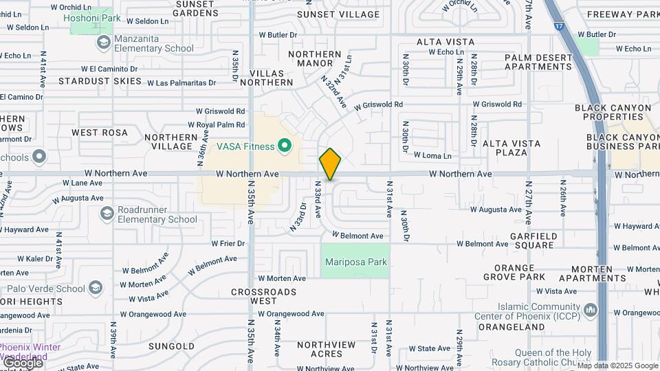 7830 N 32nd Dr Map and Location Details