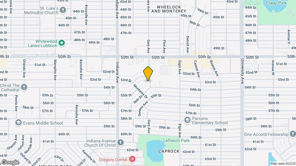 5306 Gary Ave Mapa y Detalles de la Ubicación