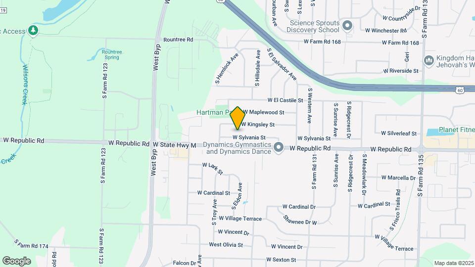 3801 W Sylvania St Map and Location Details