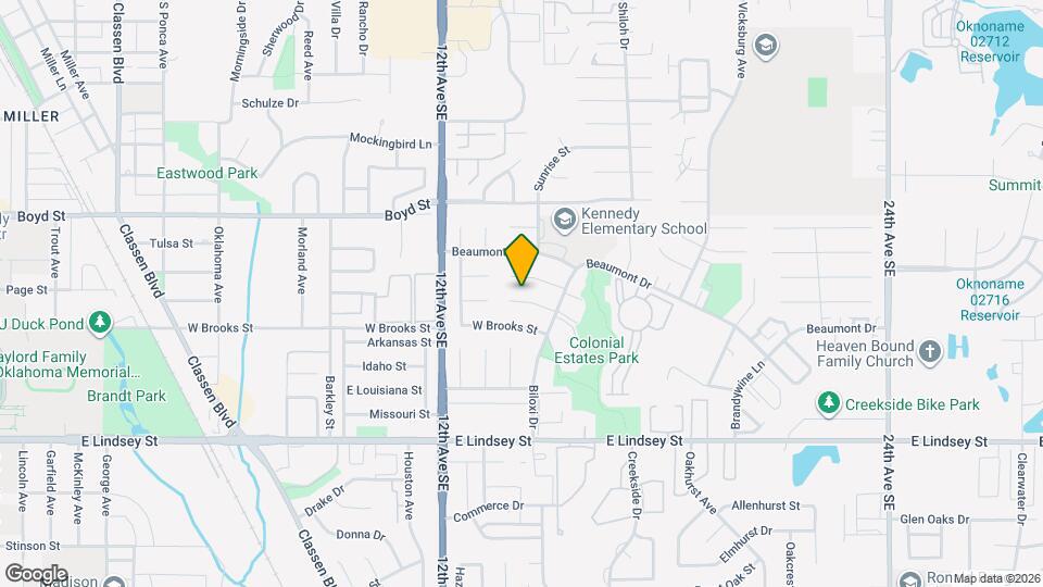 1319 Atlanta Cir Map and Location Details