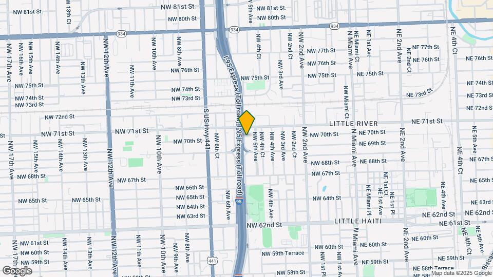 6949 NW 5th Ct Map and Location Details