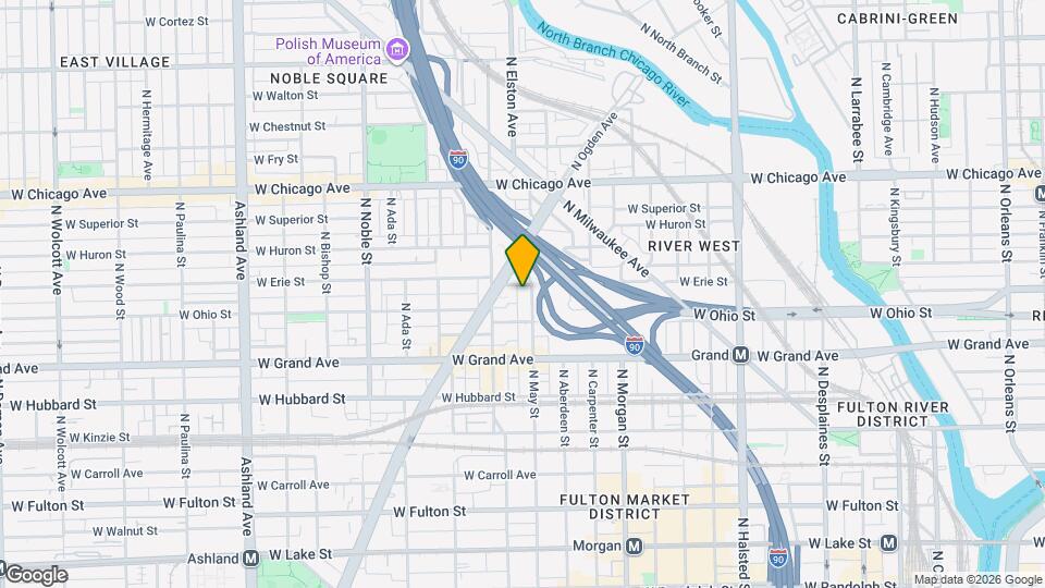 624 N May St Map and Location Details